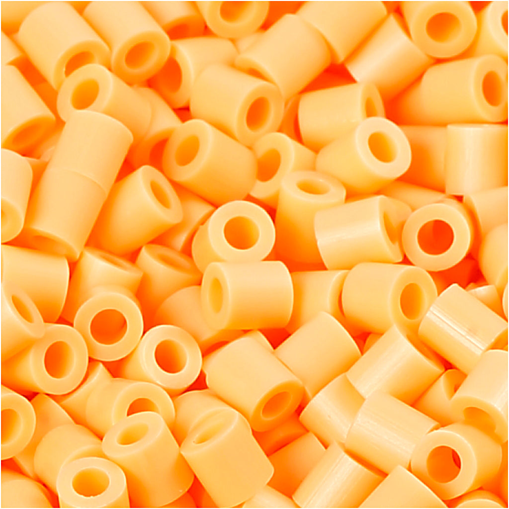 Nabbi photo beads, size 5x5 mm, hole size 2.5 mm, medium, light orange (26), 1100 pieces 1 box