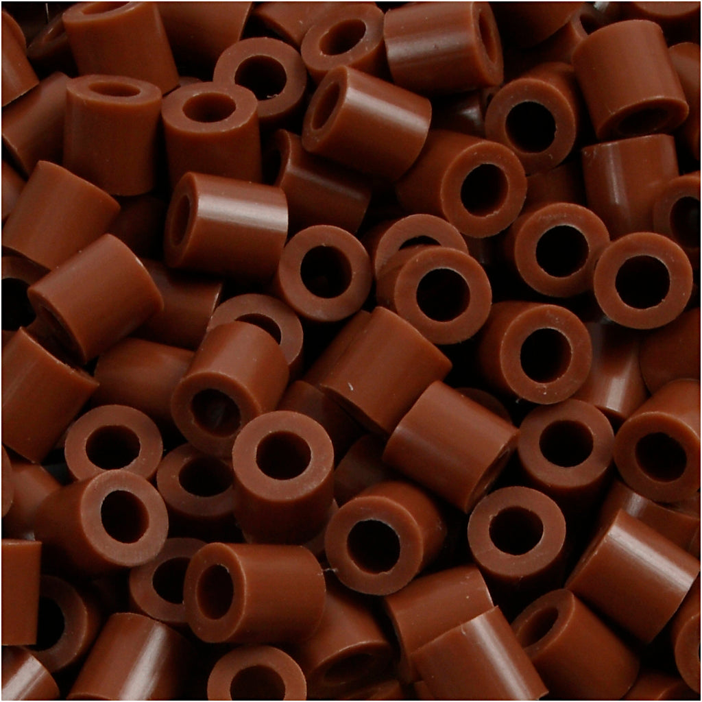 Nabbi photo beads, size 5x5 mm, hole size 2.5 mm, medium, chocolate (27), 6000 pieces 1 box