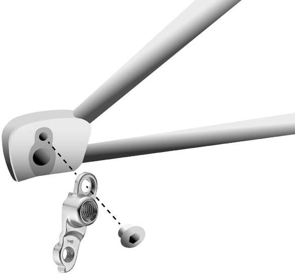 Union Derailleurpad GH-187 Direkte Mount M12X142 Urgent 1.5