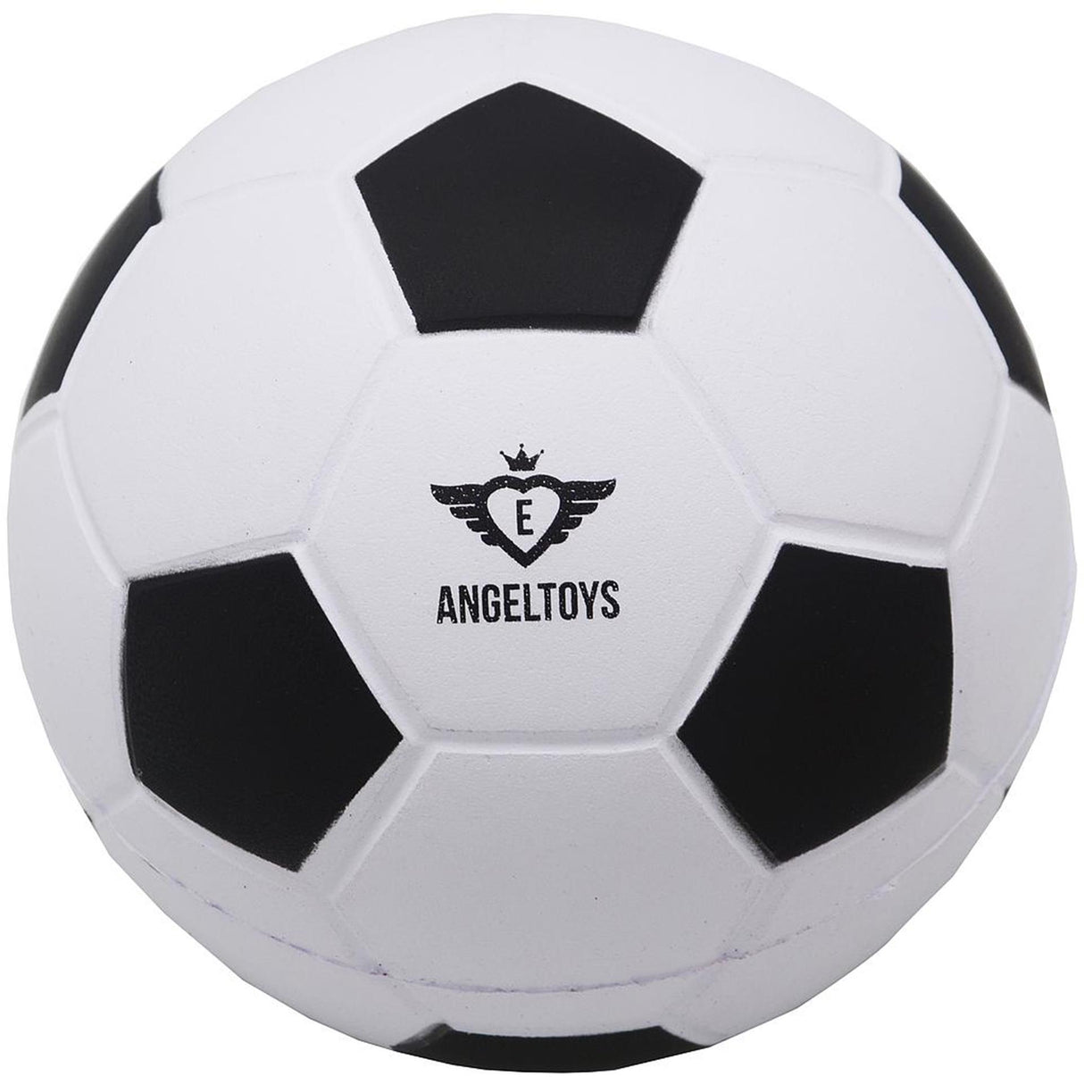 Engelhart soft foam voetbal ø12,5cm zwart wit