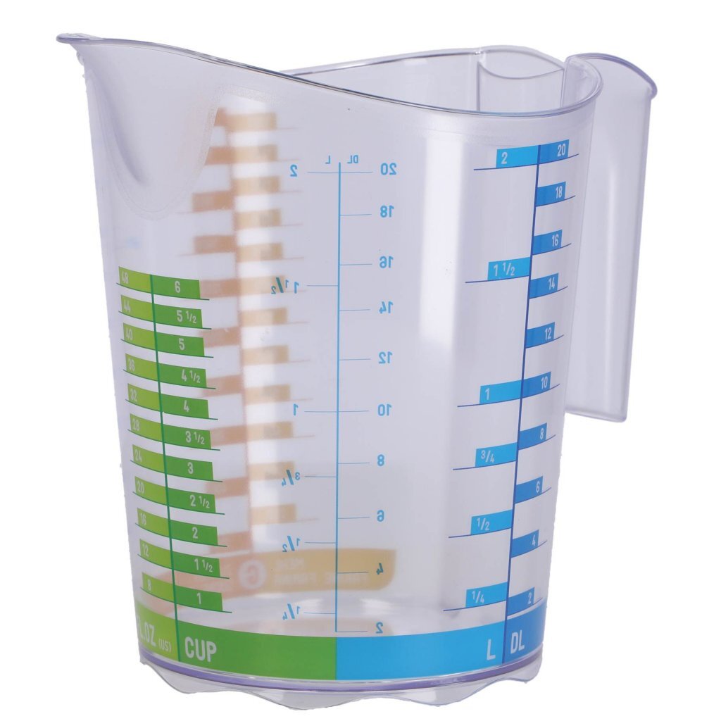 Rotho domino misurino 2l trasparente