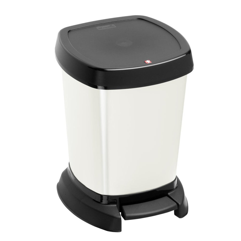 Rotho paso pedal bin 6l white