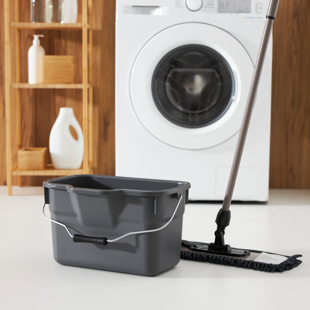 Rotho basic rectangular bucket 12l anthracite