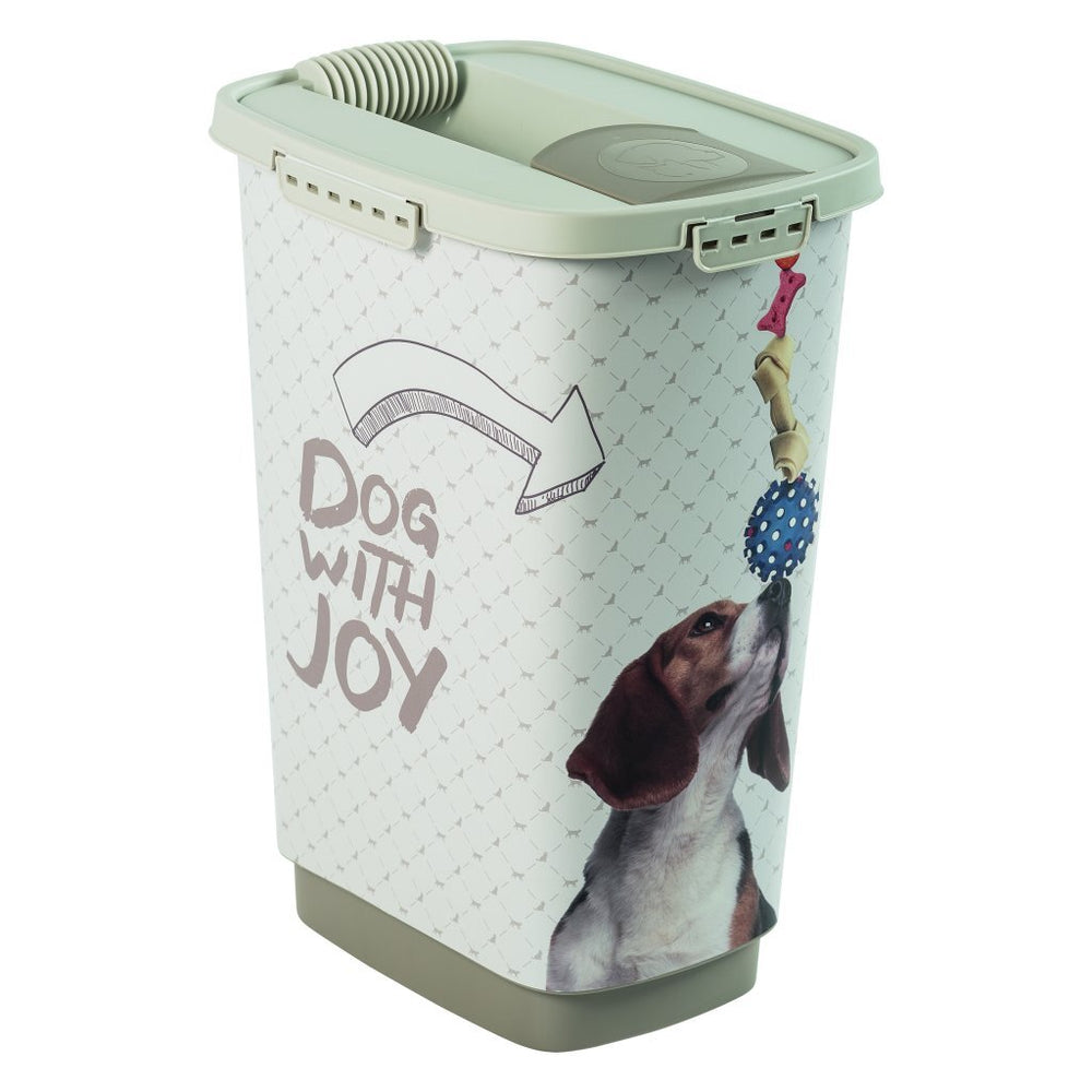 Rotho Cody Dog Pet Food Contenir 25L Cappuccino Sand