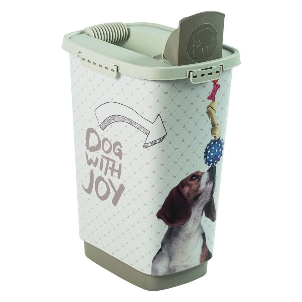 Rotho Cody Dog Pet Food Contenir 25L Cappuccino Sand