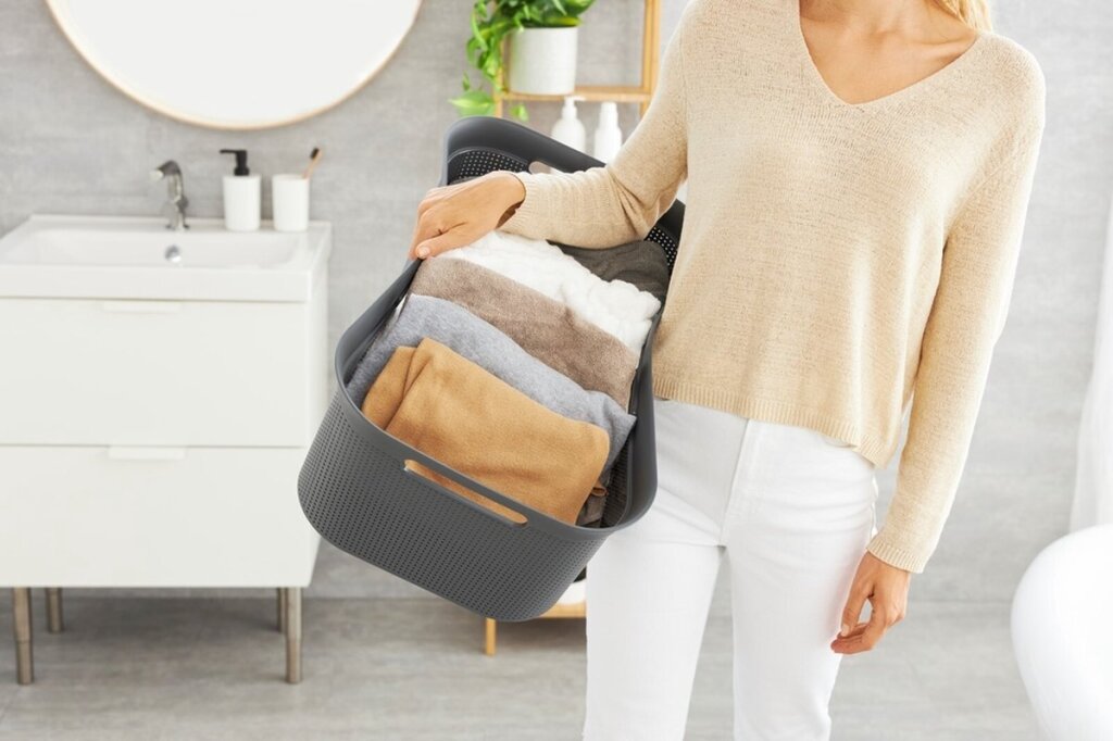 Rotho flexibel Wäschkuerf Brisen 41 l Anthrazit