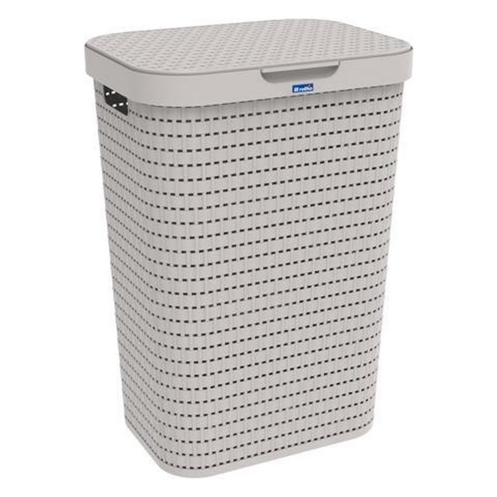 Rotho Country Wäschekorb 55l Cappuccino