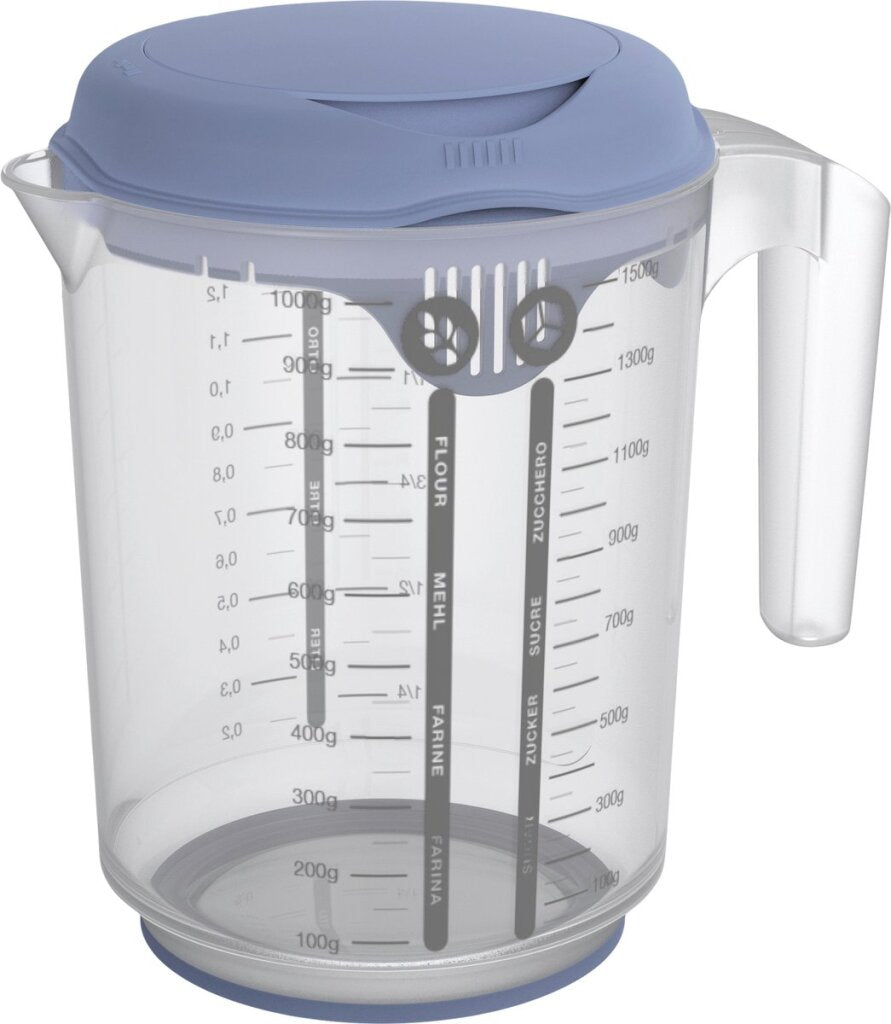 Rotho frësch Mix Coupe mat Splash Cover 1.5l Horizont blo