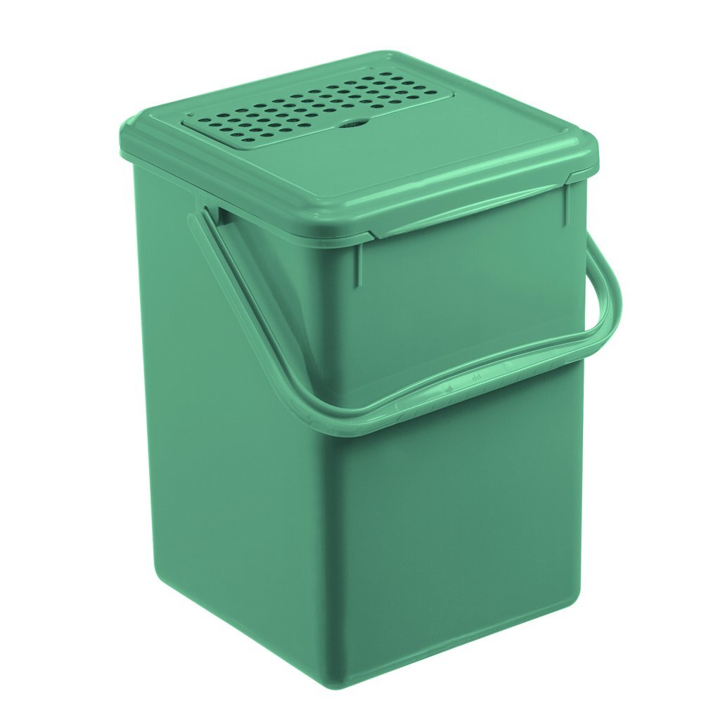Rotho bio waste bin + activated carbon filter 9l mistletoe green