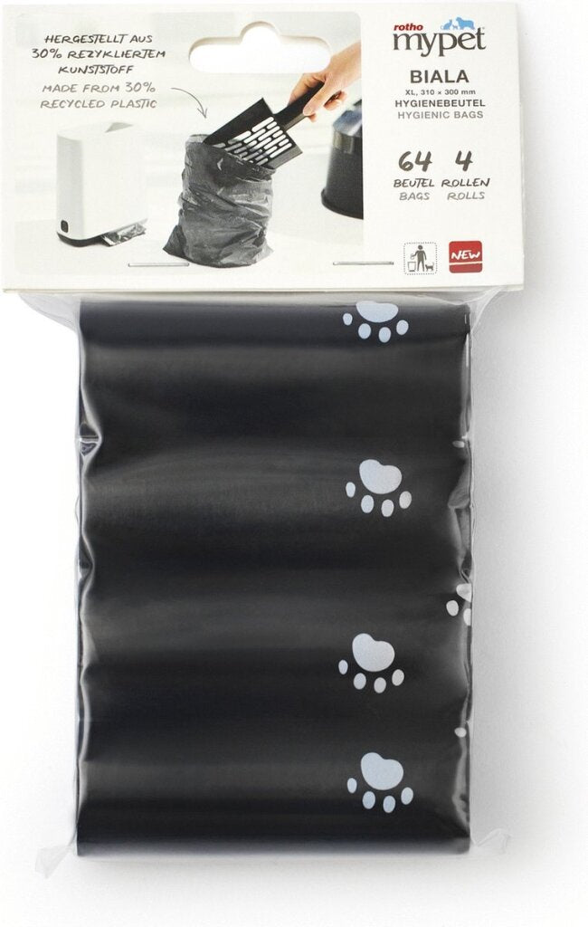 Rotho biala set of 4 poop bags, 64 bags