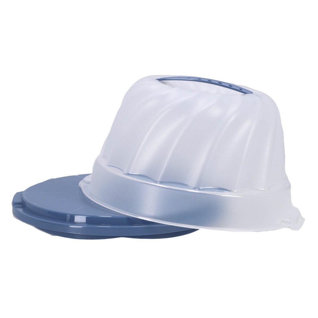 Rotho gugelhupf fresh tortový box turban horizont blue transparent