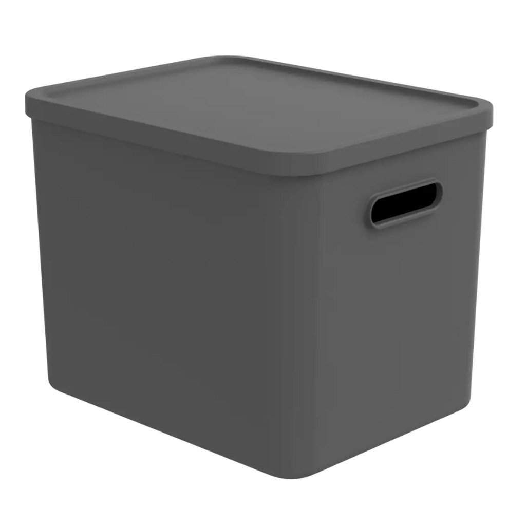 Rotho albula multibox 29.5x29x37 cm 27l anthracite