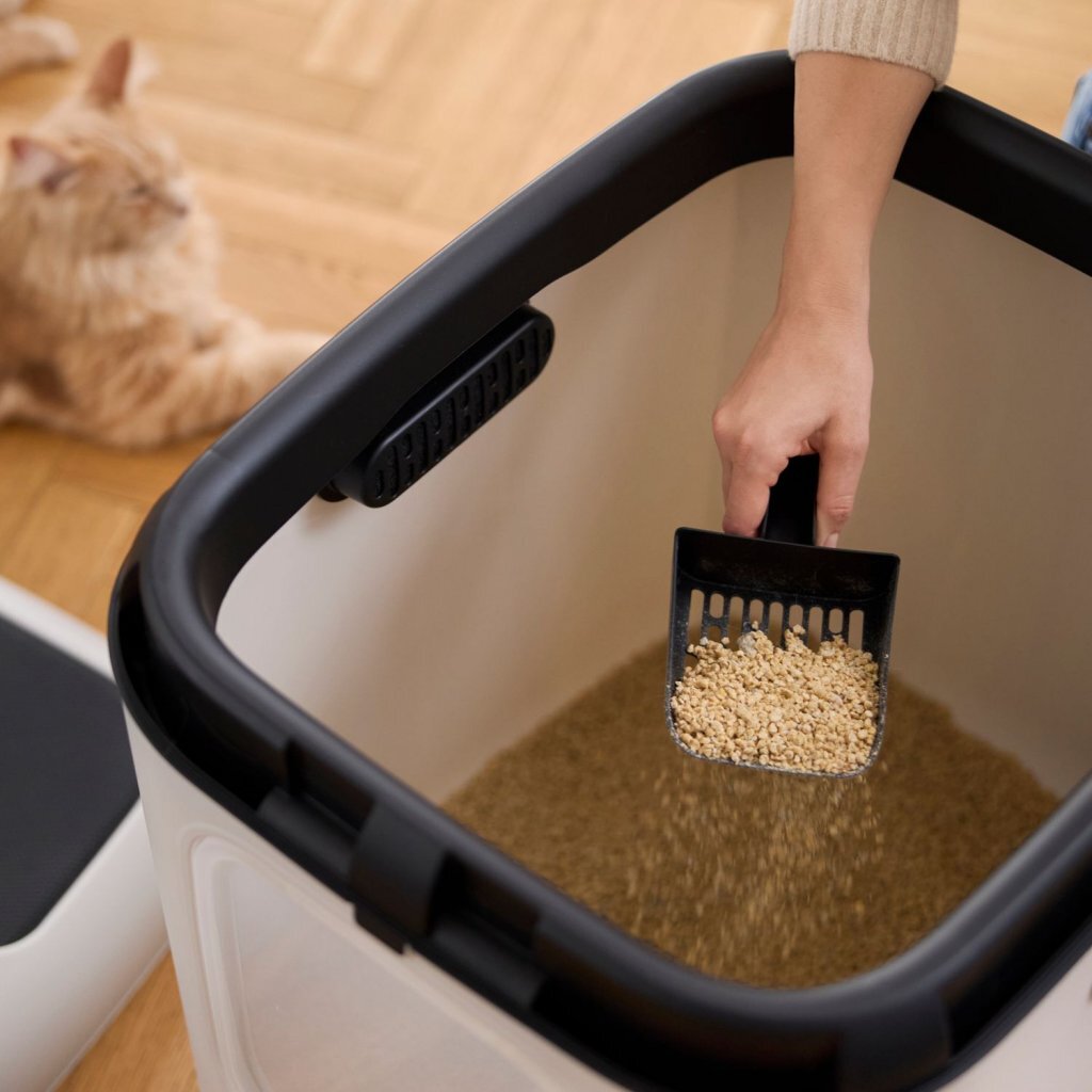 Rotho mypet biala xl popelnice 61,4x49,2x57,6 cm bílá