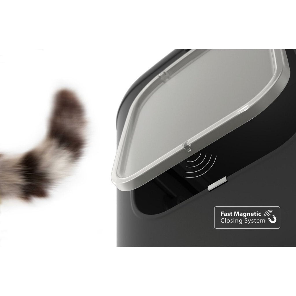 Rotho caja de arena mypet biala xl 61,4x49,2x57,6 cm antracita