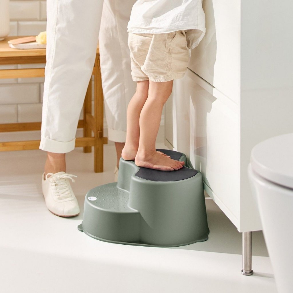 Rotho tilo step 37.5x37x18.4 cm sage green