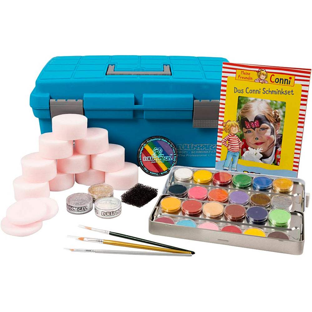 Eulenspiegel face paint - starter set, various colors, 1 set