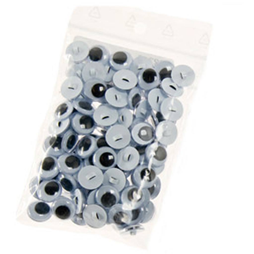 Creativ company wiggly eyes, size 12 mm, 50 pairs, 100 pieces 1 bag