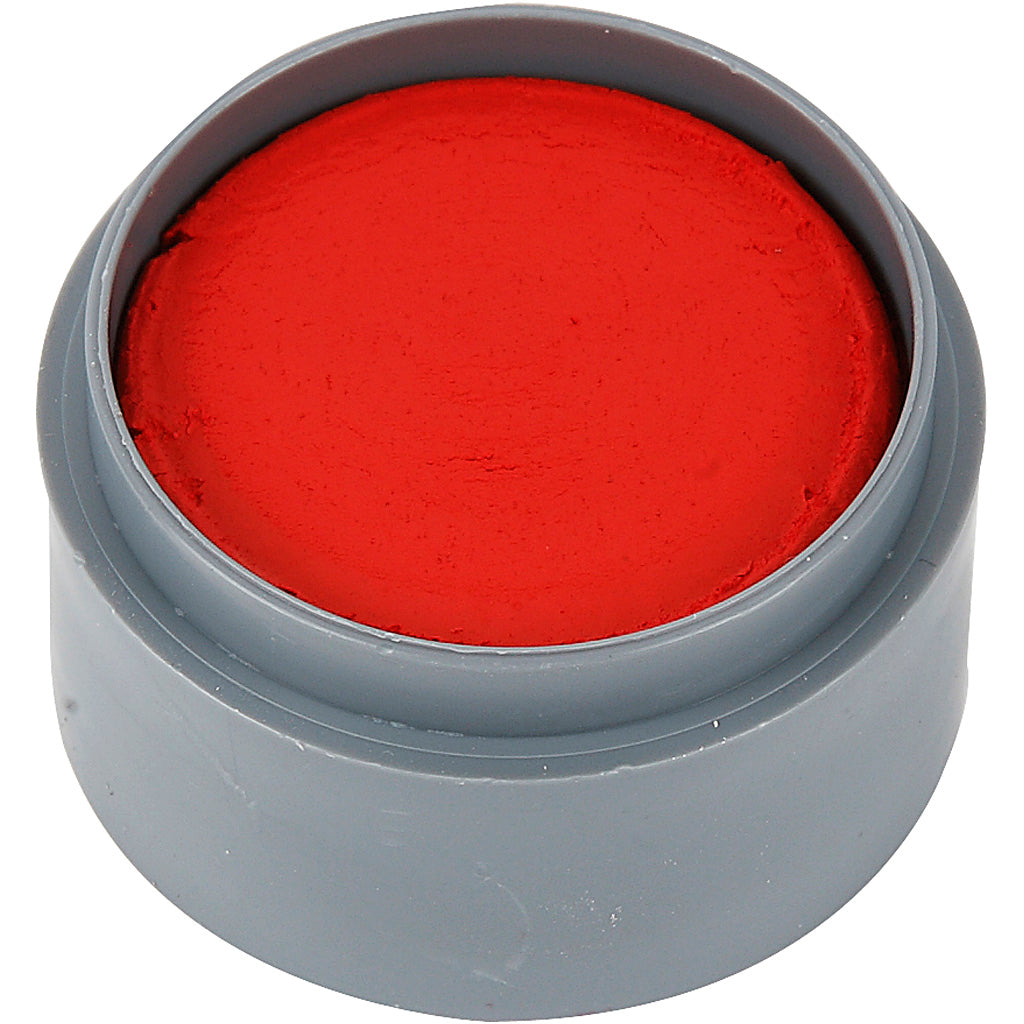 Grimas schmink, helder rood, 15 ml 1 doosje