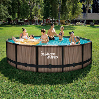 Sommerwellen Schwimmbad Elite Rahmen 427 x 107 cm