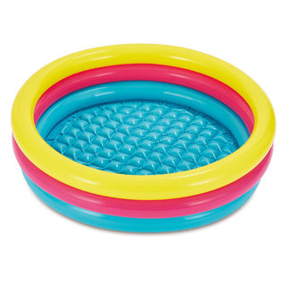 Piscine à vagues d'été 3 anneaux 114 x 25 cm | 4 pièces