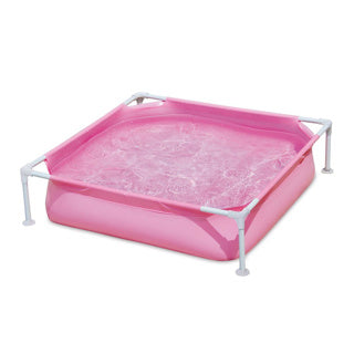 Sommerwellen Schwimmbad kleiner Rahmen 122 x 122 x 30 cm Pink