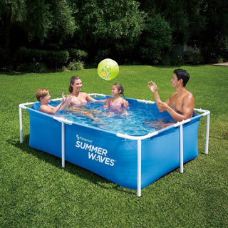Vagues d'été piscine petit cadre 213 x 152 x 61 cm