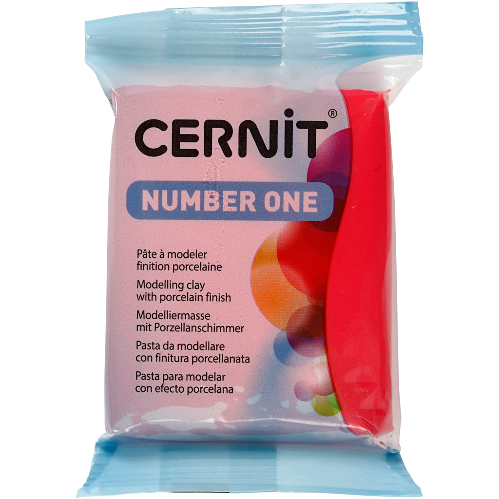 Creativ company cernit, red (400), 56 gr 1 box