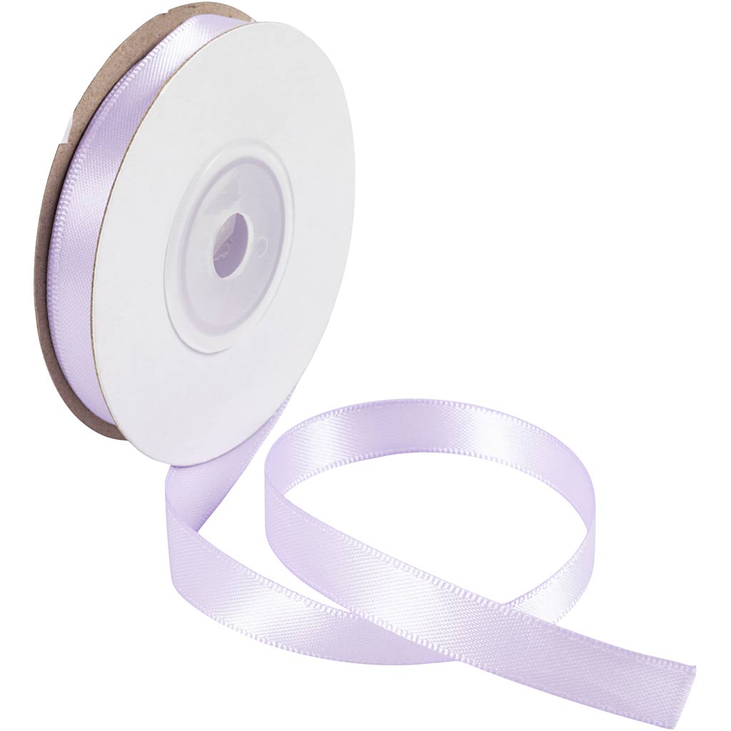 Creativ company satin ribbon, w: 10 mm, light purple, 10 m 1 roll