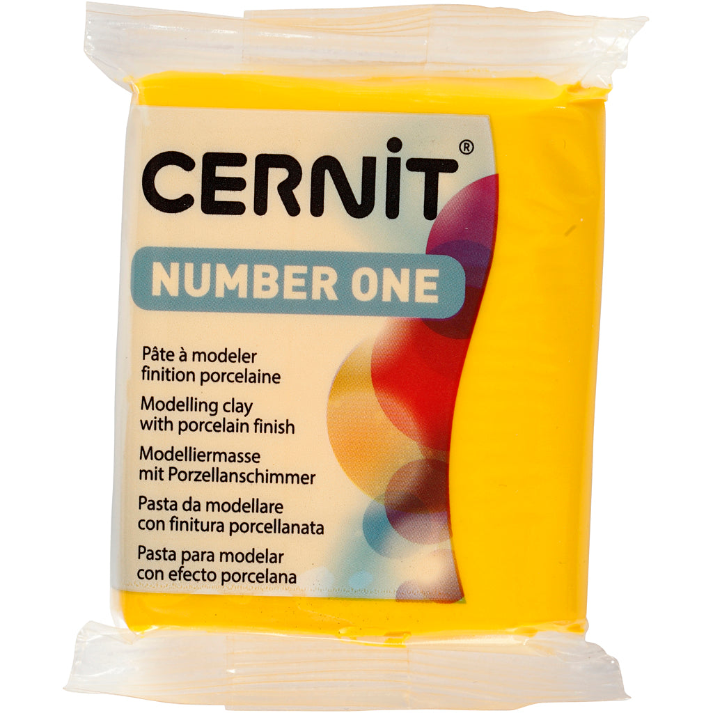 Crétiv Company Cernit Mountain Klei Geel, 56 grammes