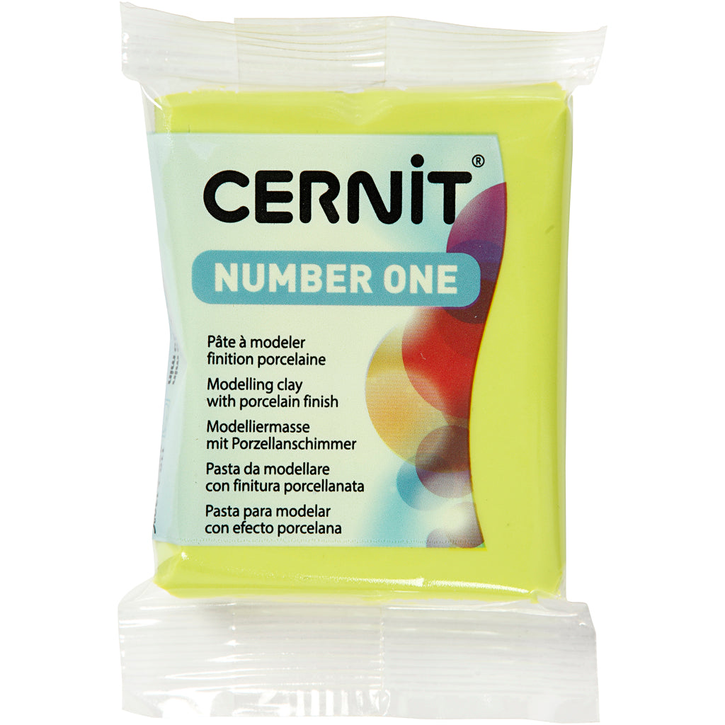 Creativ Company Cernit Mountain Klei Lime Green, 56 gramos