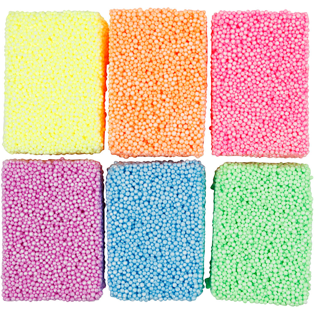 Soft Foam Clay Neon Colors, 6x10gr.
