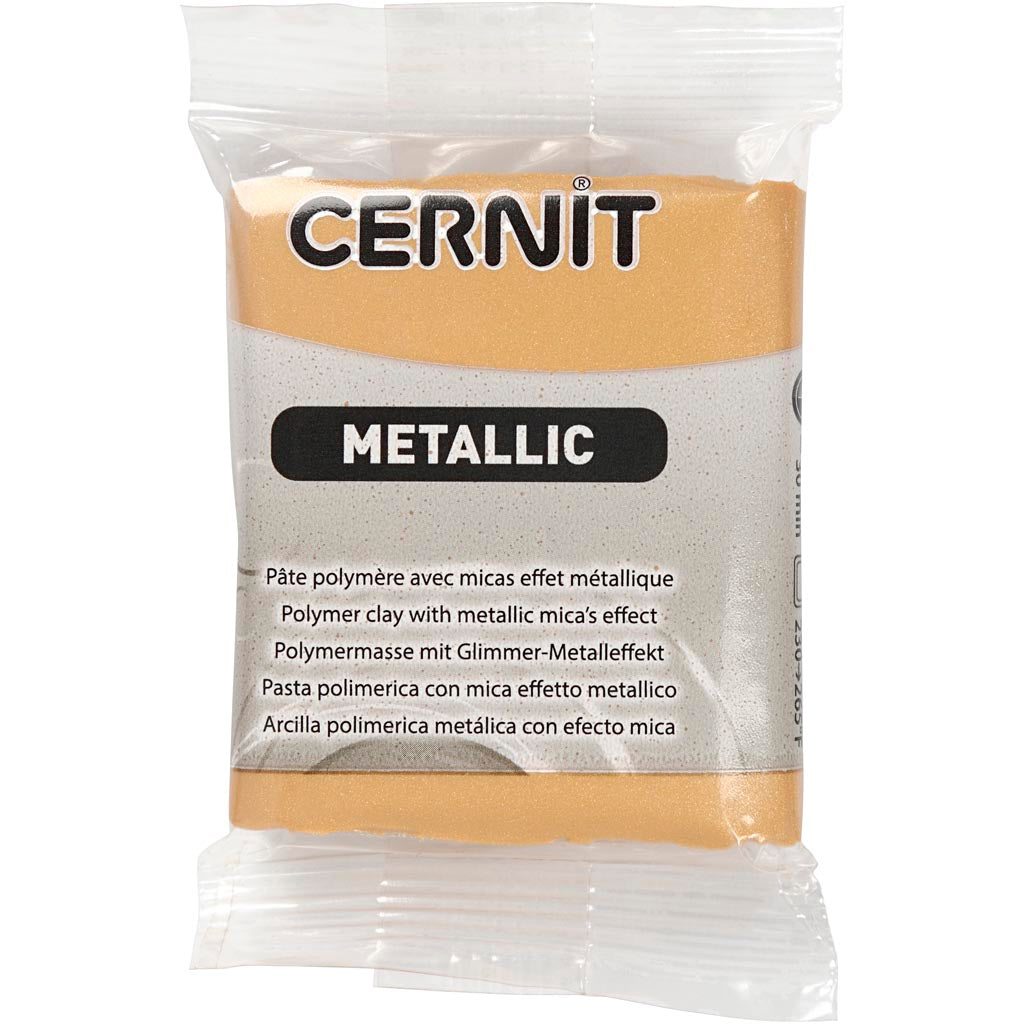 Crétiv Company Cernit Mountain Klei Gold, 56 grammes