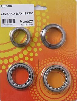 Buzzetti headset bearing set for Yamaha X-Max up to 2009