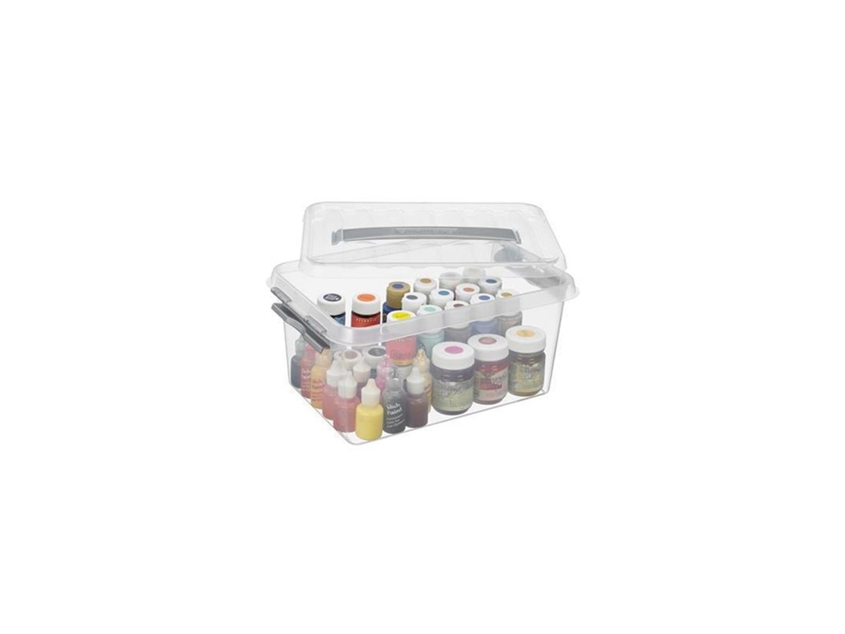 Scatola portaoggetti Sunware q-line 6l trasparente | 3 pezzi