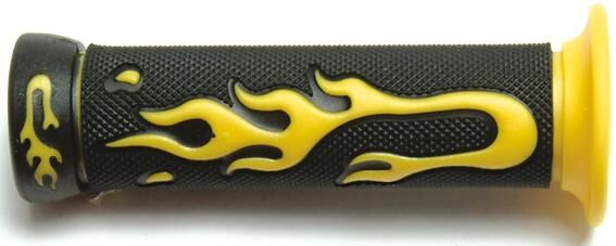 Vparts rubber handle flame pr. retaining loops yello tnt flame decor, 623am