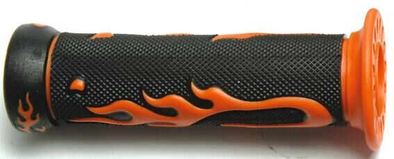 Vparts rubber handle flame pr. retaining loops orang tnt flame decor, 623nj