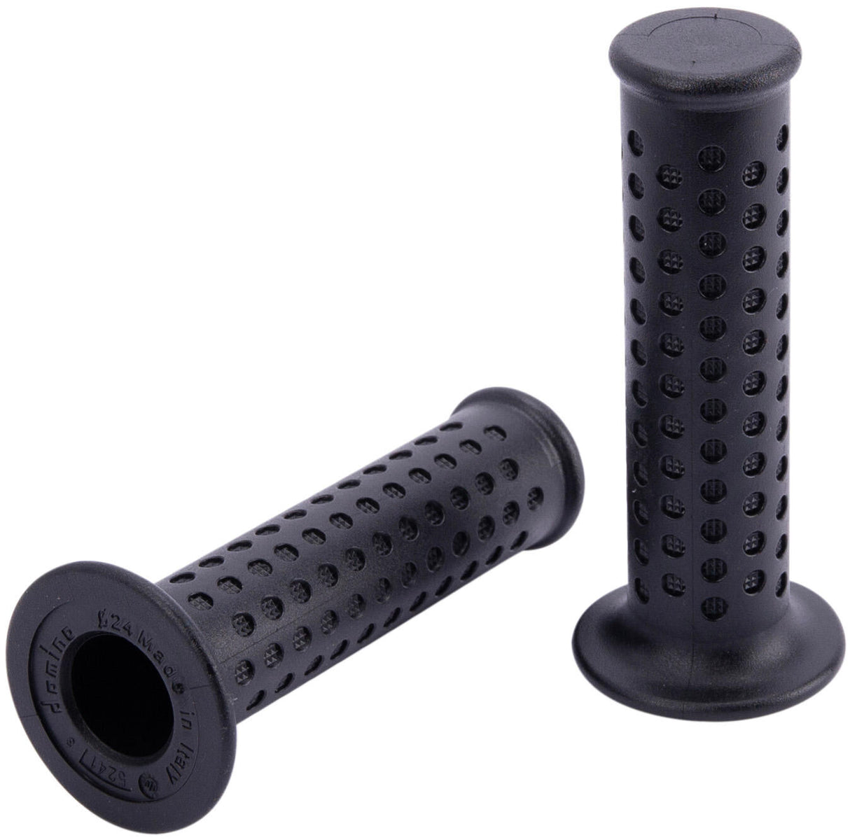 Domino rubber handle Piaggio style rubber grip 5243 SW 128mm closed