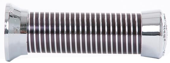 Vicma rubber handle rubber grip chrome with black rings
