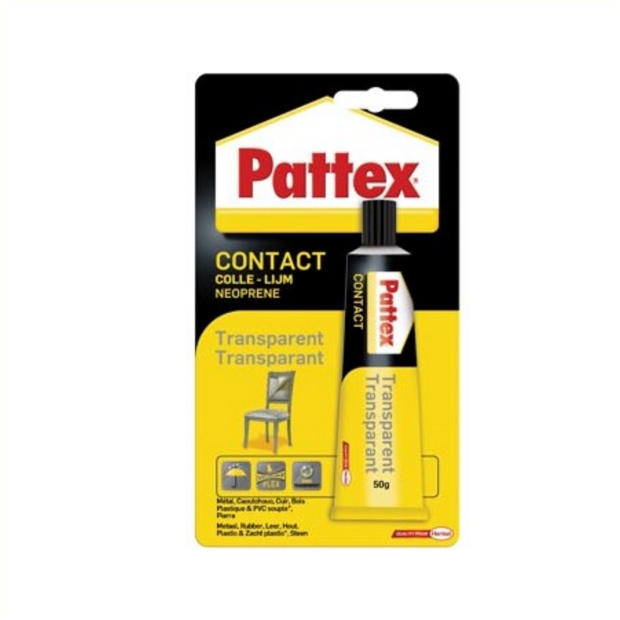 Patex contact adhesive 50g transparent