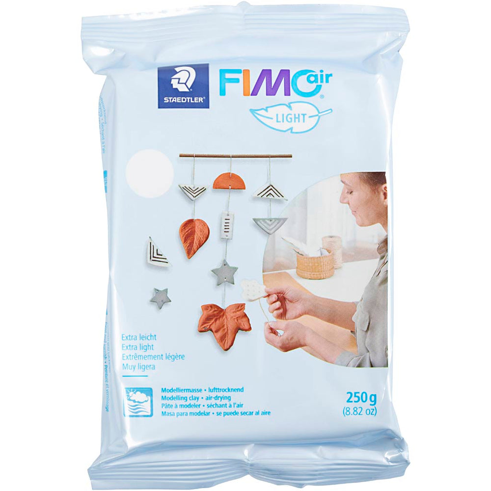 Fimo® air , light, bright white, 250 gr 1 doos