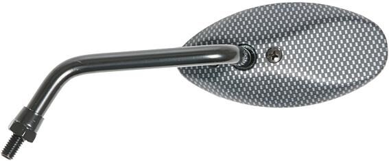 Coming soon mirror mirrors left, universal carbon, oval