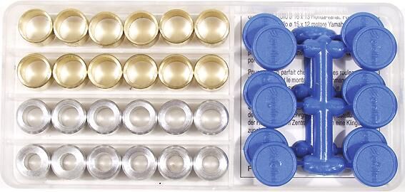 Polini roller set roller core set 15x12 mm 3.5-4-4.5-5 gr.