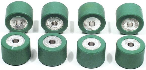 Polini variomatic weight roller core set 28x20 mm, 28.2 gr, 8 pcs.