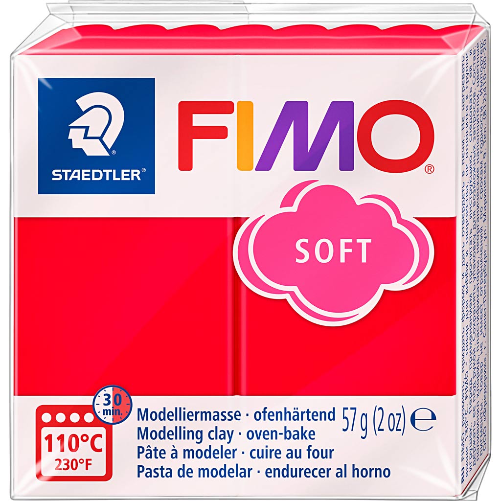 Fimo® soft, indian red, 57 gr 1 doos