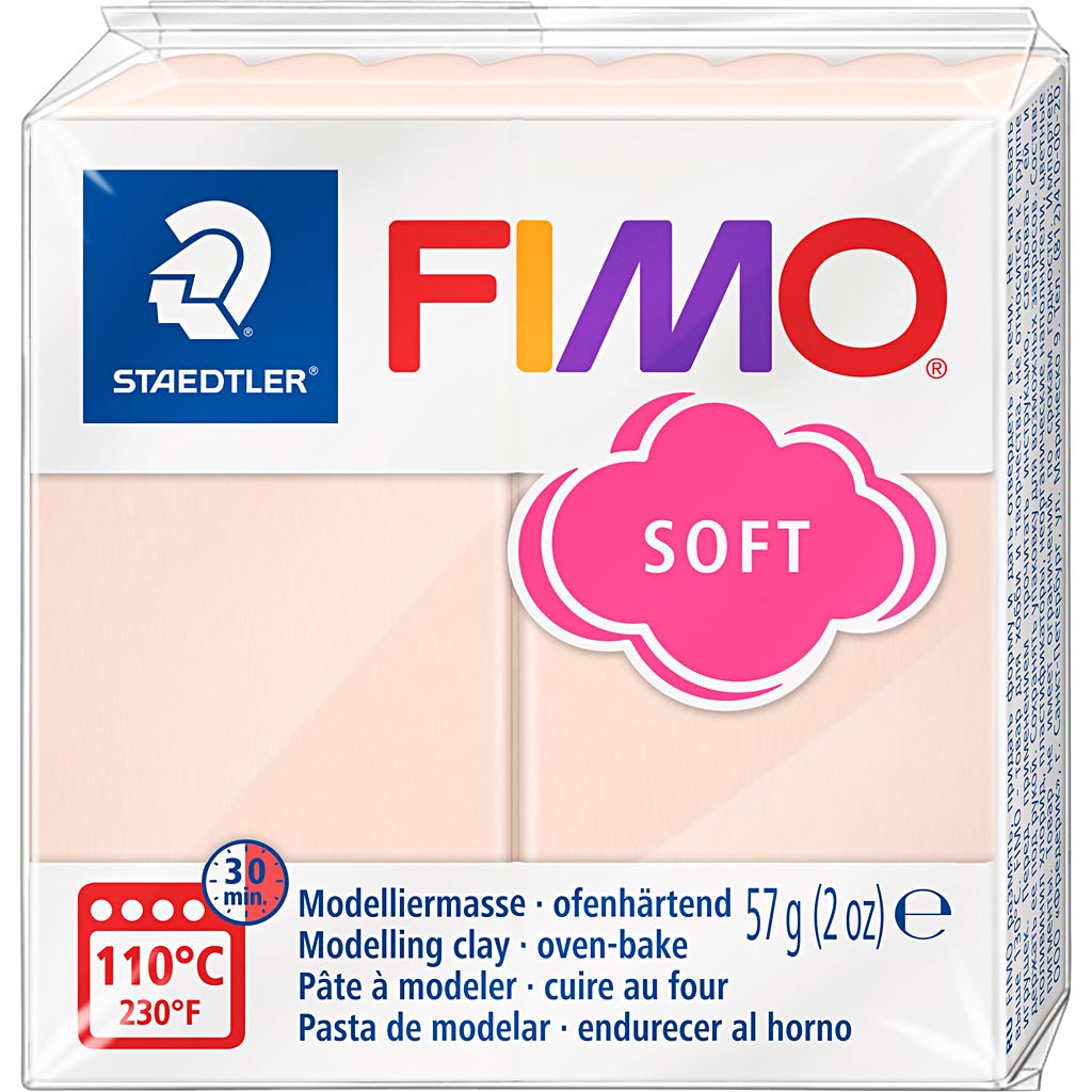 Fimo® soft, light beige, 57 g 1 box