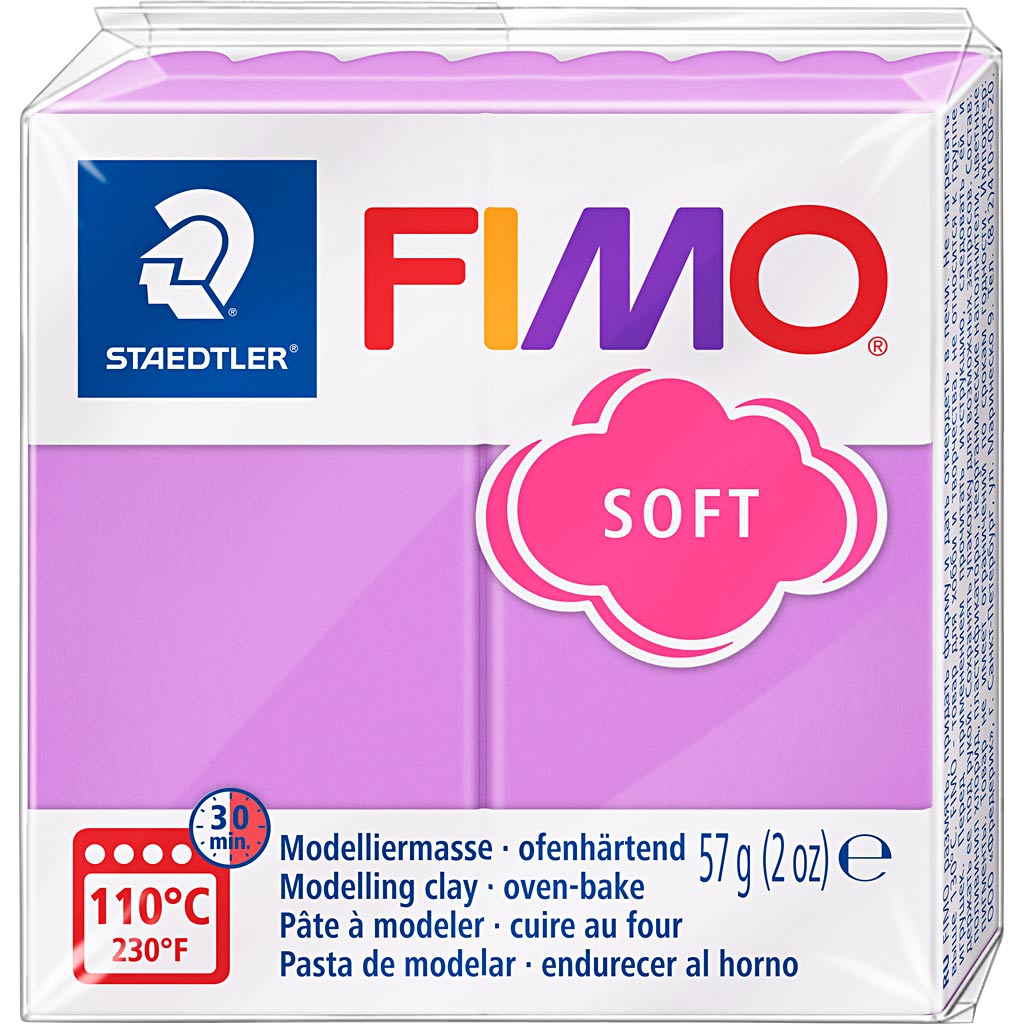 Fimo® soft, lavender, 57 g 1 box