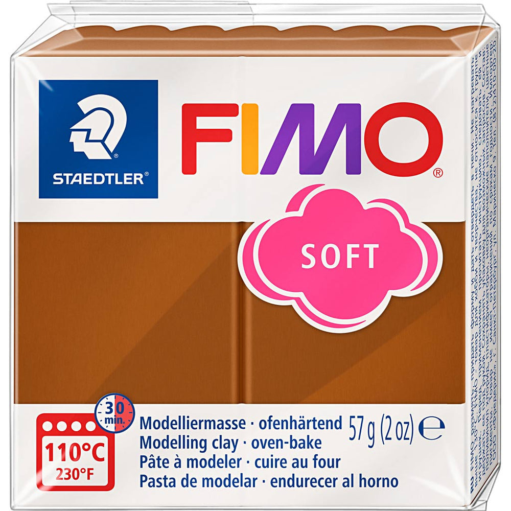Fimo® soft, caramel, 57 g 1 box