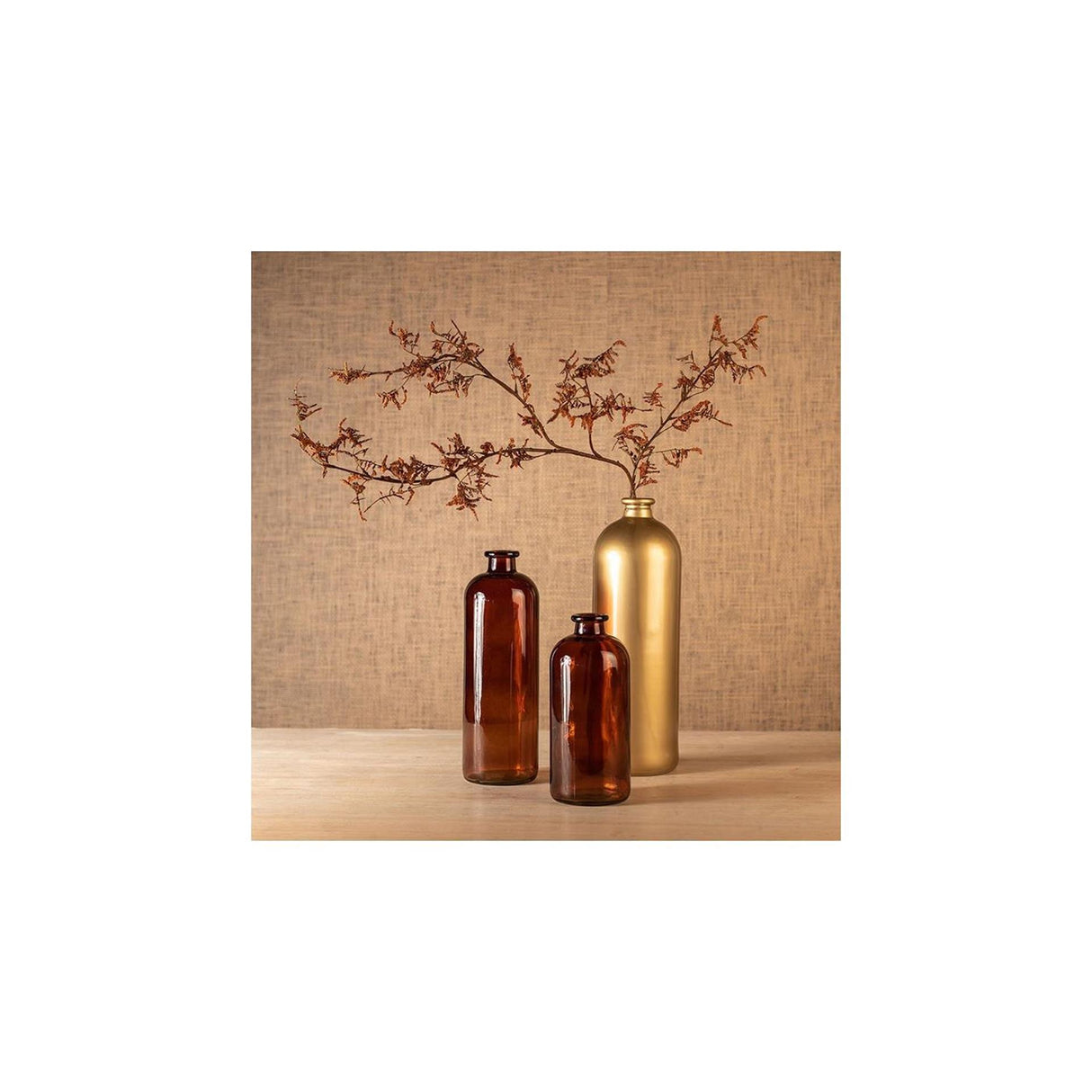 Countryfield kunsttak limonium l oranje 15x20x114cm