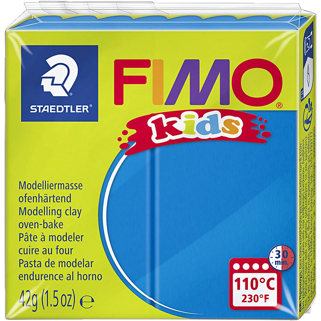 FIMO Kids che monta l'argilla blu, 42gr