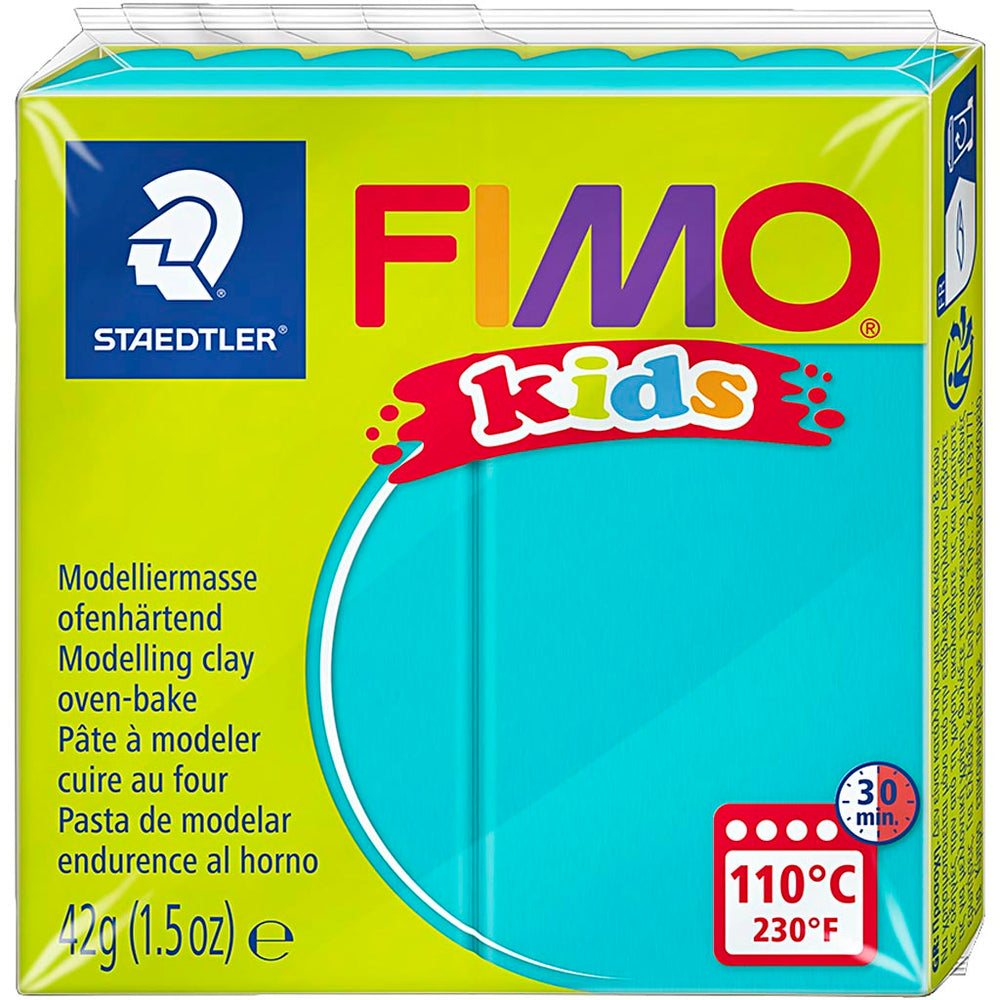 FIMO Kids Boetseerklei Turquoise, 42gr